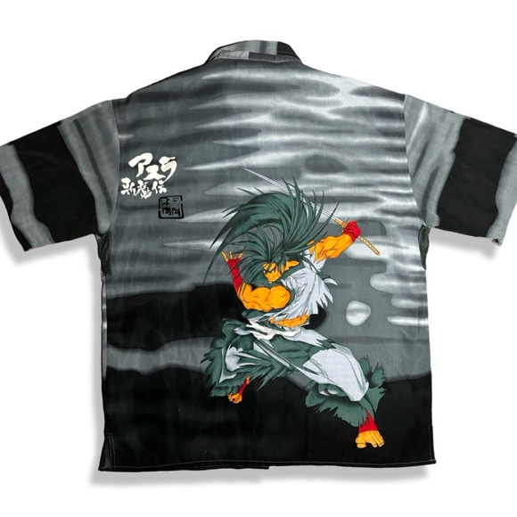 Vintage Y2K Ninja Button Up Shirt - Picture 2 of 4